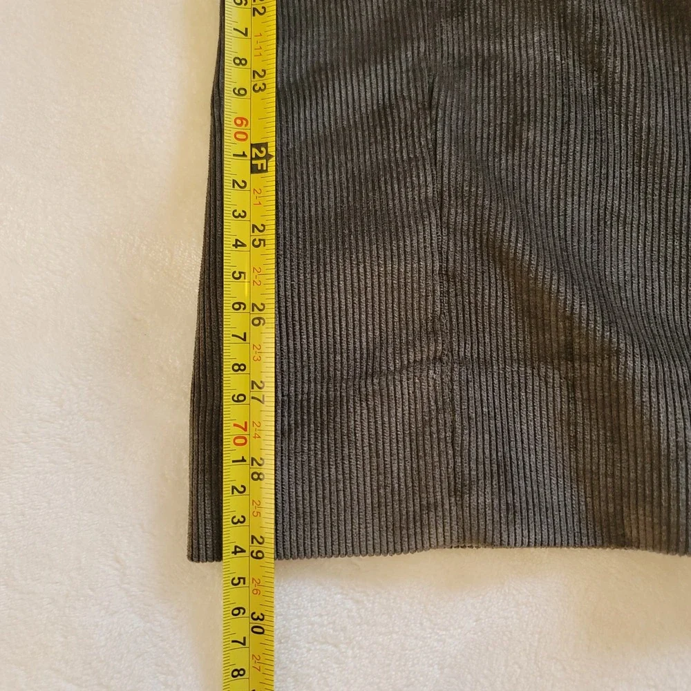 Berle Mens‎ Pleated Corduroy Dress Pants Brown Straight Leg Trousers 38 R 18151